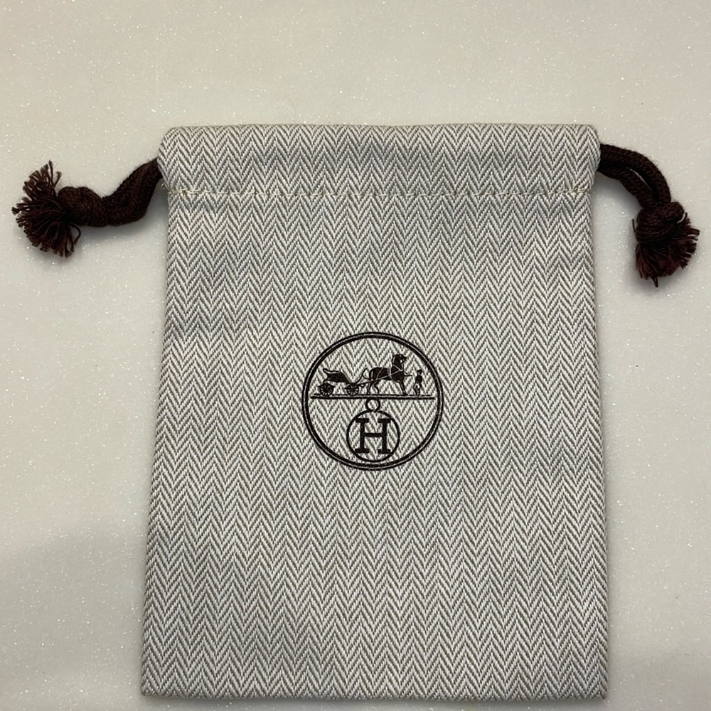 Authentic Hermes Jewelry Dust Bag